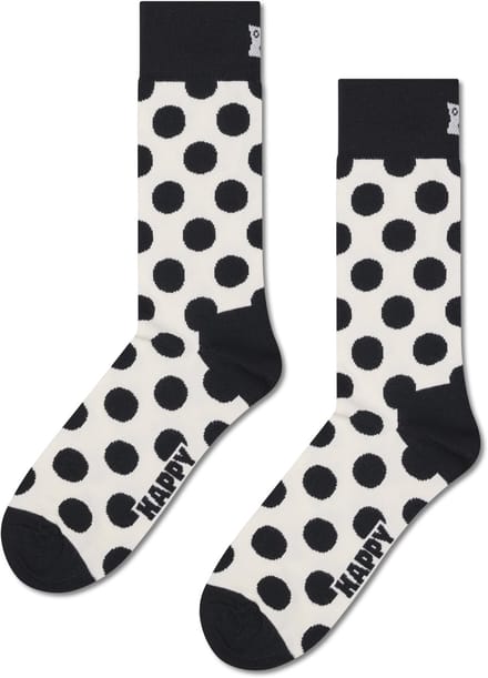 Happy Socks Big Dot Sock - unisex sokken - wit - Unisex - Maat: 41 - 46