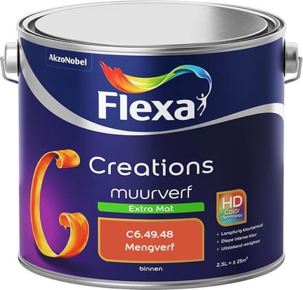 Flexa - Creations Muurverf Extra Mat - C6.49.48 - Mengverf - 2,5 L