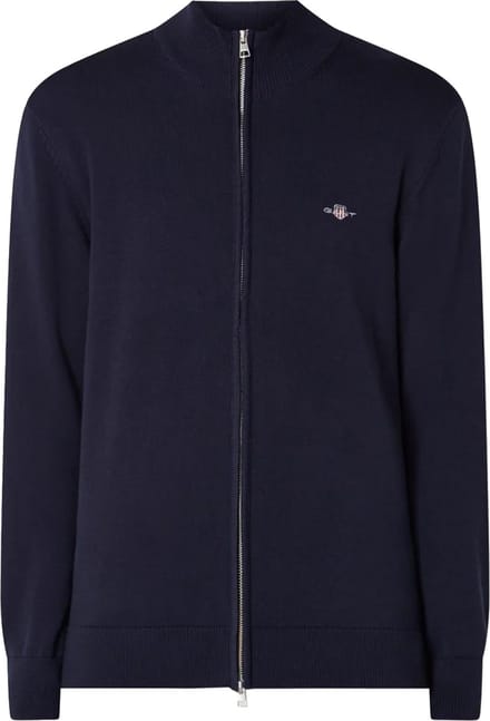 Gant vest donkerblauw