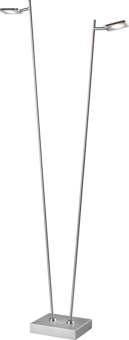 Sompex Quad Led Leeslamp Zilvergrijs - vloerlamp Duo