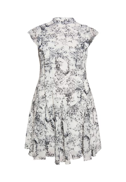Dreimaster Jurk Dames zwart wit