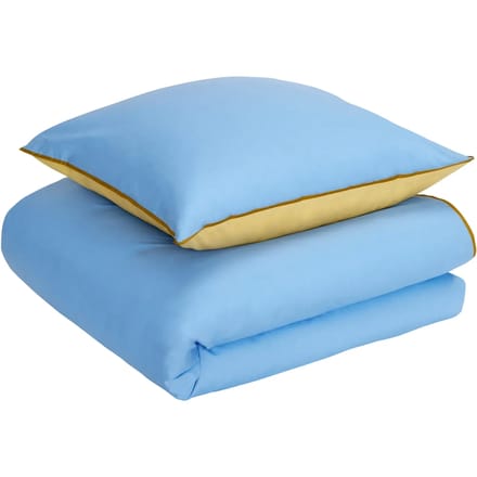 Aki Bed Linen 80/200 Blue/Yellow