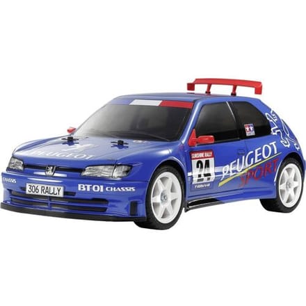 Tamiya Modelbouwpakket Auto - 58746 RC Auto - Peugeot 306 Maxi - BT-01 - met Certificaat RC Plastic - 1:10 - Modelbouw