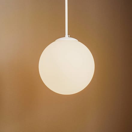 ALDEX Hanglamp Dione, 1-lamp, wit, 30 cm