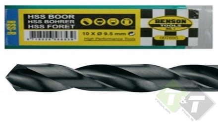 HSS Boor, 2.5mm diameter, in een koker van 10 stuks