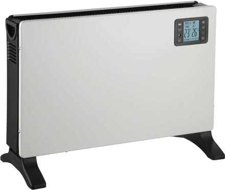 QONOS Heat Turbo Fan Q1123627 Convector Verwarming - 2000W - Ventilator - 4 Warmtestanden - Digitale Thermostaat - LCD-display - Afstandsbediening - 24u Timer - Wit
