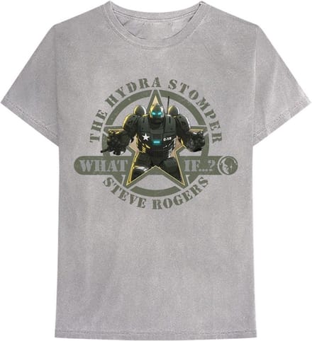 Marvel What If...? - Hydra Stomper Heren T-shirt - M - Grijs