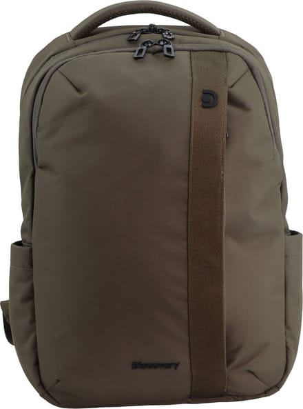 Discovery Rugzak met laptop vak / Schooltas - Downtown - Khaki - D00941.11 - Khaki