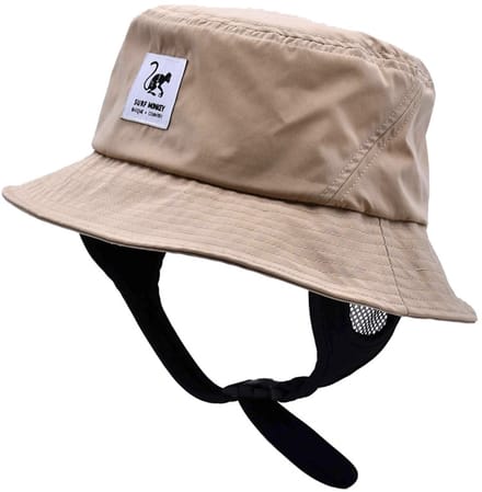 surfhoed voor heren/dames (UPF 50+) - One size - boonie-hoed (Beige)