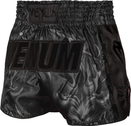Venum Devil Muay Thai Short - zwart/zwart - S