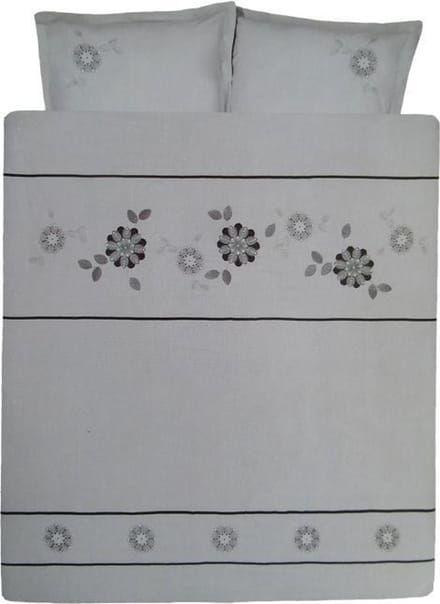 Cinderella Jewel Dekbedovertrek - Eenpersoons - 140x200/220 cm - Grijs
