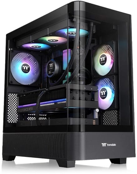 Thermaltake View 290 TG ARGB - Case - Tower - Zwart