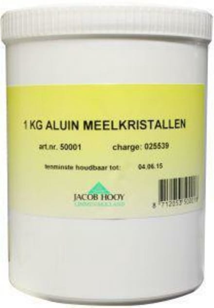Jacob Hooy Aluin Kristal Pot 1 kg