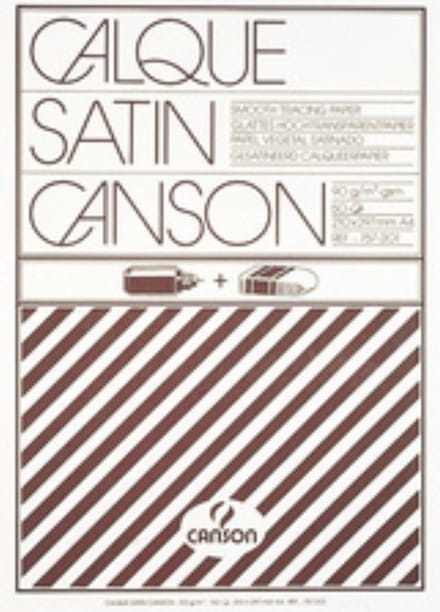 CANSON transparantpapier-blok, DIN A3, 90 g/m2,
