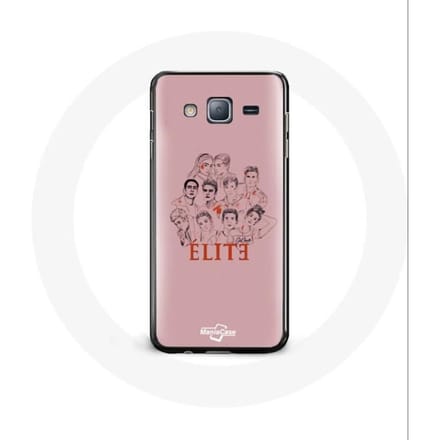 Hoesje voor Samsung Galaxy A3 Elite seizoen 5 posterkarakters Fanart-logo