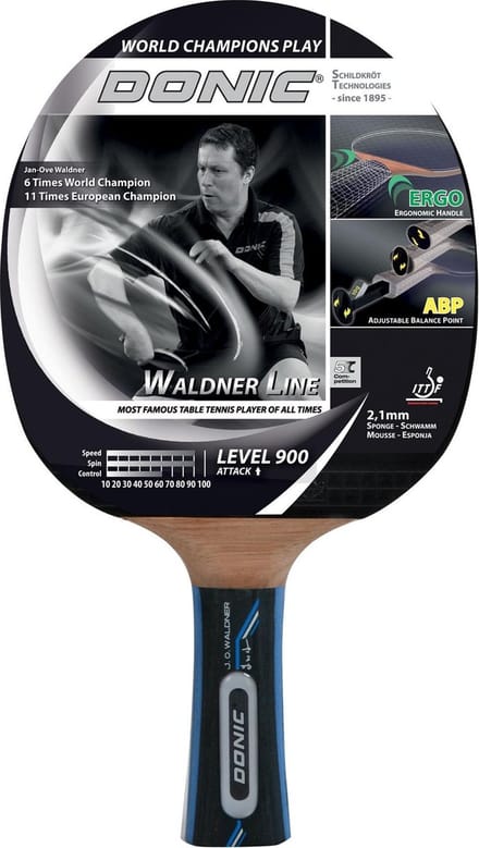 Donic Schildkrot Tafeltennisbats - rood/zwart/beige