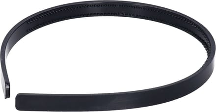 Zwarte dames diadeem/haarband 1 cm breed