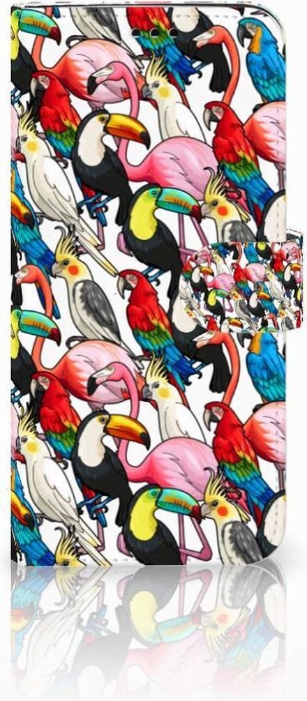 Samsung Galaxy S9 Plus Telefoonhoesje met Pasjes Birds
