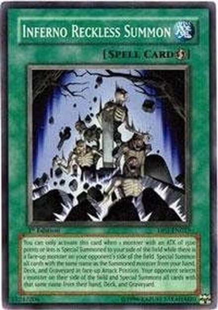 Yu-Gi-Oh! Kaartspel Super Zeldzaam - Infernaal Onbezonnen Oproep