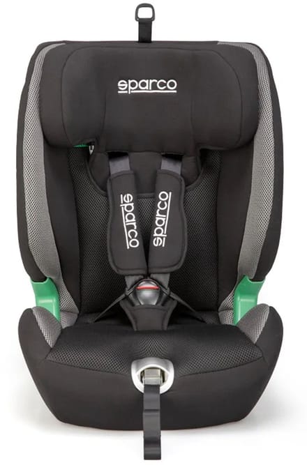 Sparco kinderstoel SK5000I (Isofix) Zwart/Grijs i-Size 76-150cm (ECE-R129/03)