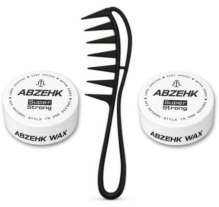 Haarwax - Super Strong - 150 ml - Abzehk - Met Styling Kam - Haarstylingtools