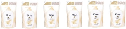 Dove Handzeep Navulling - Fine Silk - 6 x 500 ml