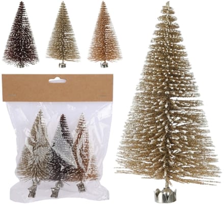 Daily Style – Kerstboompjes op knijper 10cm (3st) – (3st) – 3 stuks
