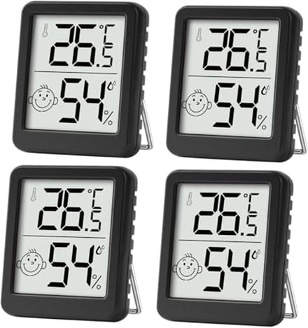 Digitale Hygrometer en Thermometer - Temperatuur- en Vochtigheidsmeter voor Thuis en Kantoor