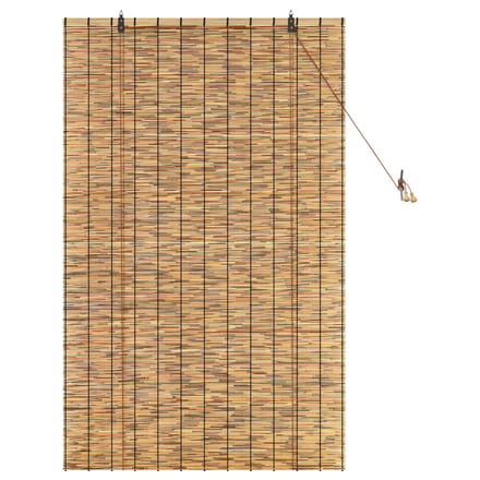 vidaXL - Rolgordijn - Bruin - 100 - x - 160 - cm - Riet