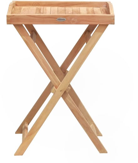 Teakea - Dienbladtafel teak 56 x 36 x 80 cm - inklapbaar