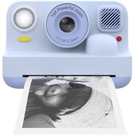 Denver Kindercamera Full HD met Printer - Selfie Camera - 48MP - Digitale Camera Kinderen - Bluetooth printer - Foto & Video - KPC1374BTBU - Blauw