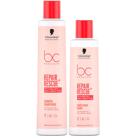 Schwarzkopf Bonacure Repair Rescue Shampoo 250ml + Conditioner 200ml