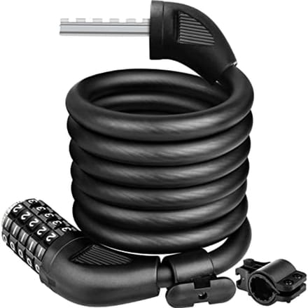 PromoHome Veiligheidskabelslot met 5-cijferige code - 150 cm
