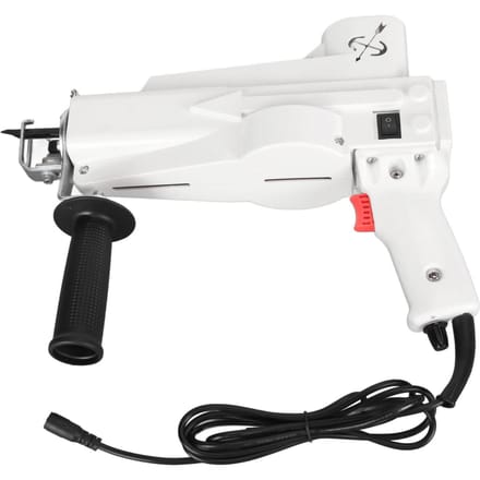 Tufting Gun Kit Gareninrijger Tool 2-in-1 Elektrische Tapijt Vloerkleed Maker Handheld Breimachine Wit EU Plug white