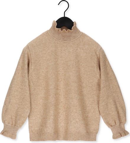Minus Ceceline Knit Pullover Truien & vesten Dames - Sweater - Hoodie - Vest- Camel - Maat L