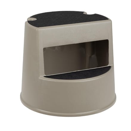 Rubbermaid Verrijdbaar Opstapje - Beige/Zwart