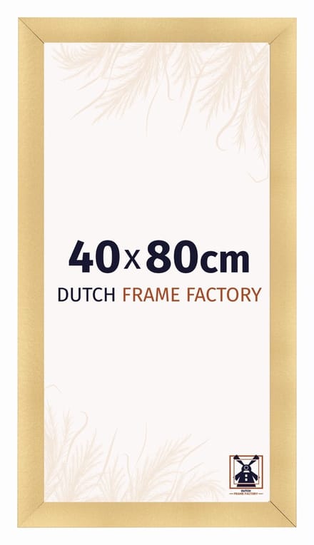 Fotolijst 40x80 cm - MDF - Goud Mat - Praag