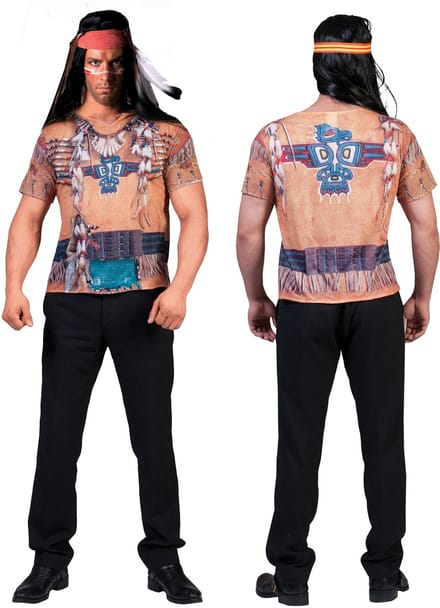 3d Shirt Indiaan Man