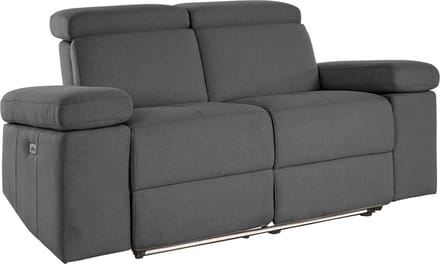 Rayland-Sofa - 2-zits - Elektrisch - Antraciet