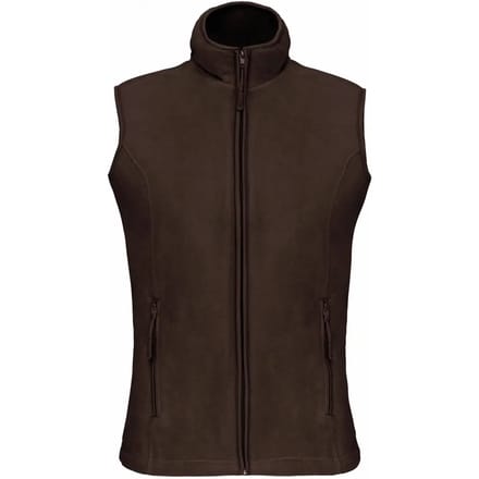 Kariban Bodywarmer van microfleece dames K906 - Chocolate - S