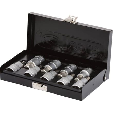 KS Tools Zestaw - Gniazd Bitów - 7 Sztuk - 5-14 mm - Chroom-Vanadiumstaal