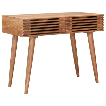 vidaXL - Handgemaakt - Bureau - Teakbruin - 100 - x - 48 - x - 76 - cm