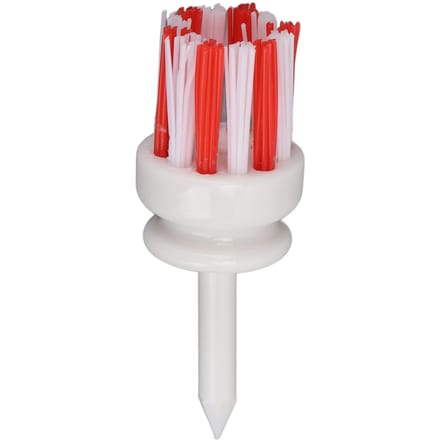 Golftees Plastic Lang Balbasis Lage Wrijving Borstel Ondersteuning Tee voor Lange Afstandsslag white