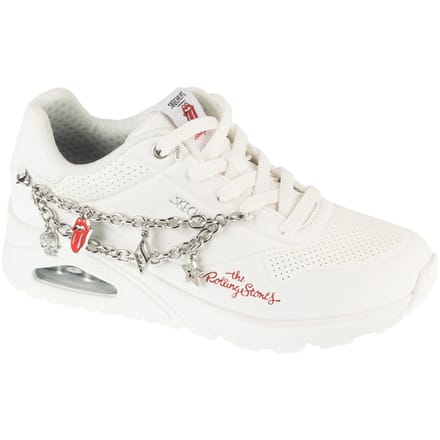 Skechers Uno-Rock N' Charm, Vrouwen, Wit, Sneakers, maat: 36
