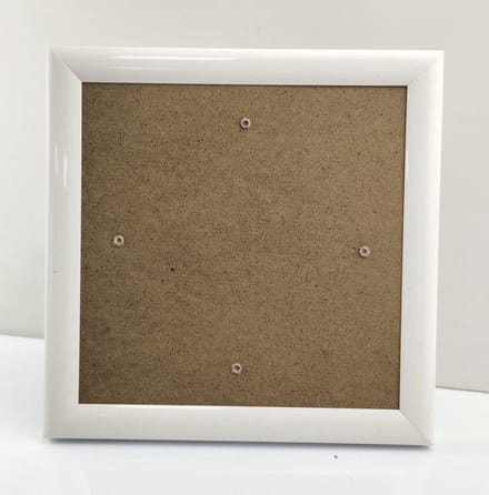 Lijst voor Crystal Art Kaarten 18 x 18 cm Wit
