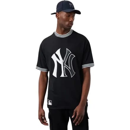 T-shirt van oversized mesh New York Yankees Team Logo