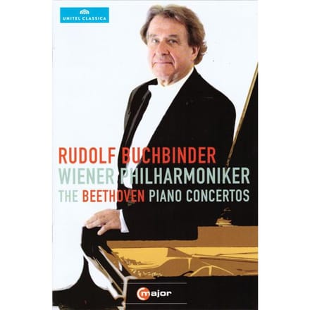DVD RUDOLF BUCHBINDER, WIENER PHILHARMO - De Beethoven Pianoconcerten 708808 Unitel Classica 2011 Australië Klassiek Gebruikt