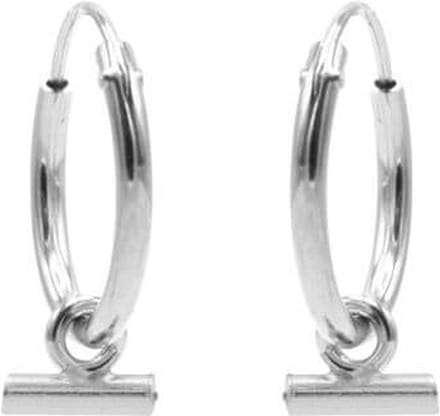 Karma Oorringen Hoops Horizontal Tube Zilver