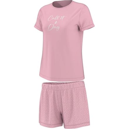 ESMARA Korte dames pyjama (Roze, XS (32/34))