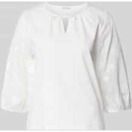 regular fit blousetop van katoenmix